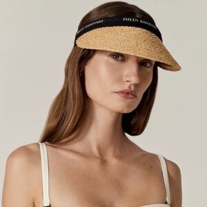 Helen Kaminski Bianca Raffia Visor